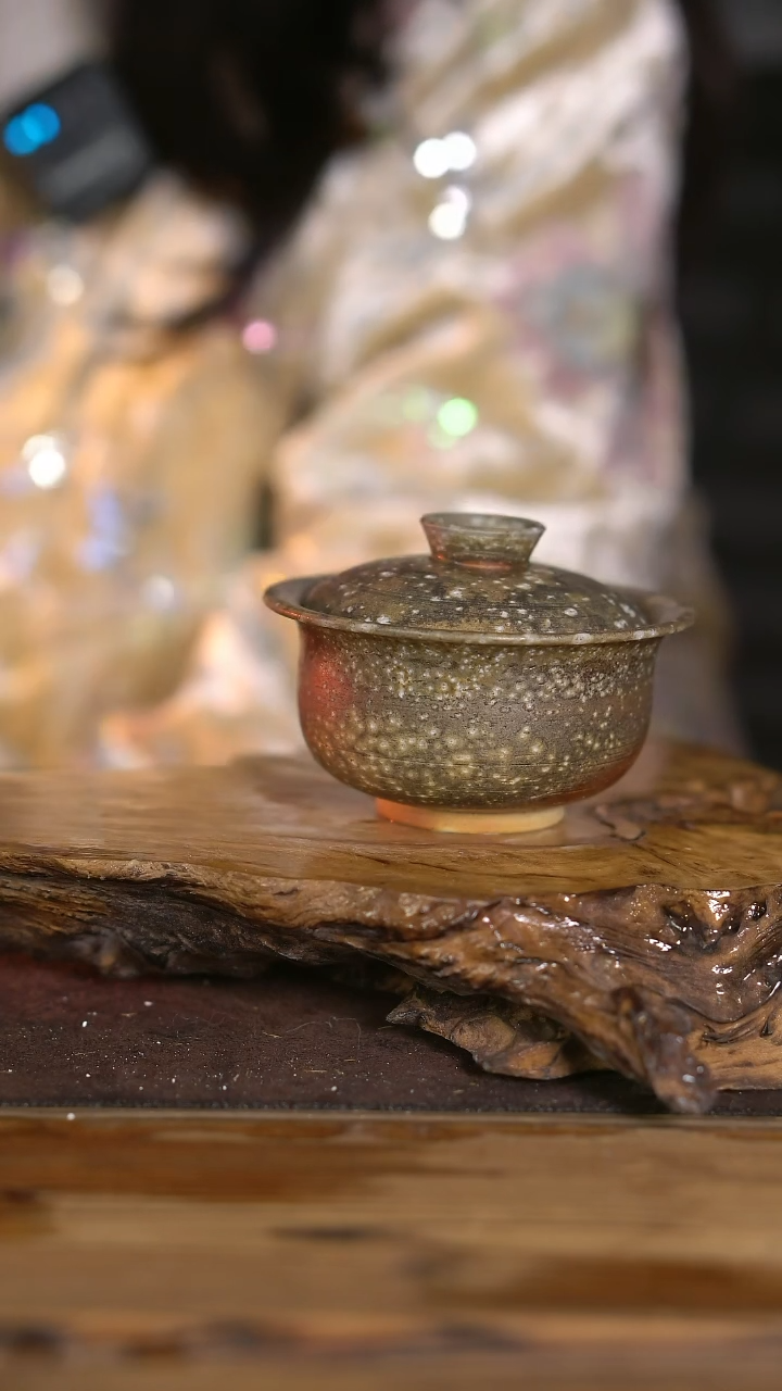 景德镇纯柴烧 盖碗 101