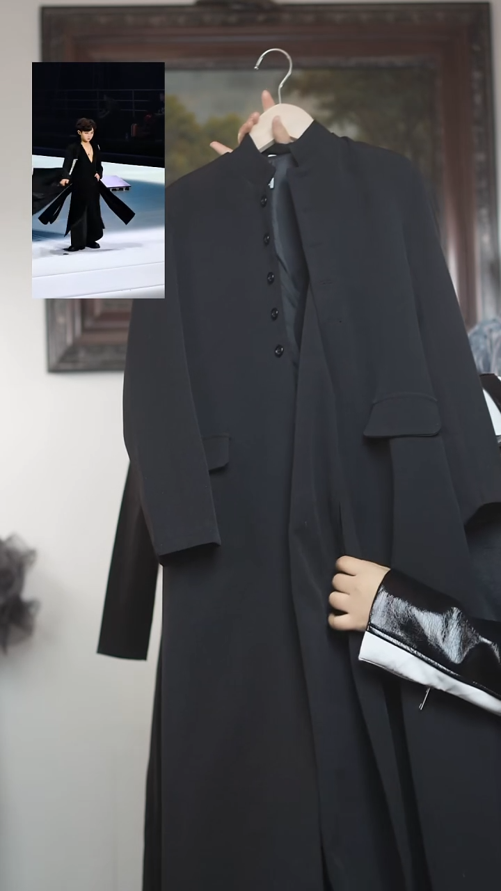150码黑色外套+马甲艺桐轩儿童潮服