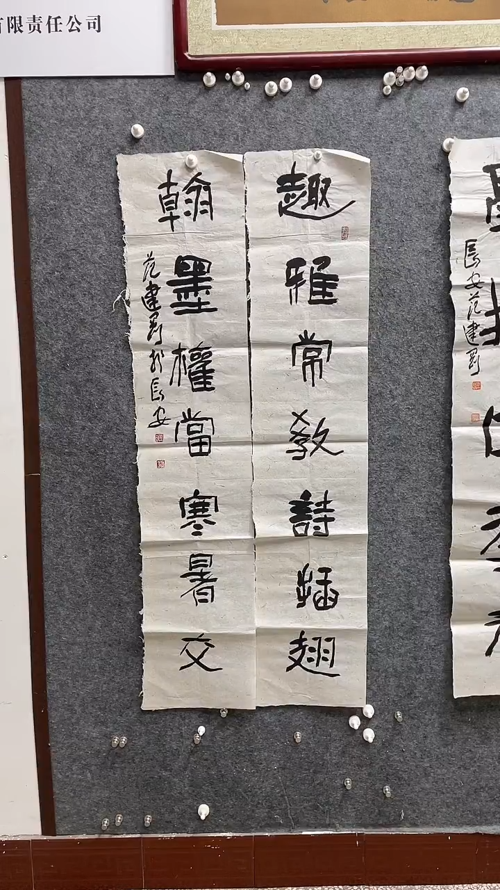 书法范建刚老师作品138*28*2