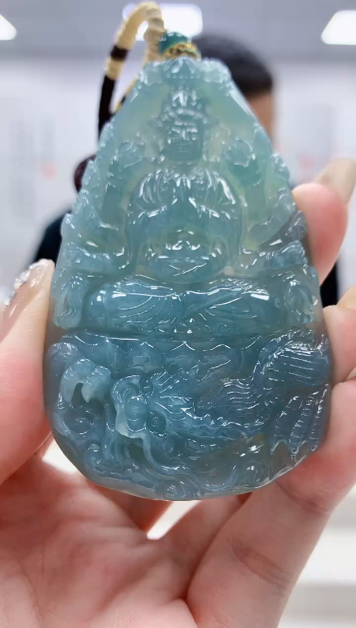 未镶嵌定制翡翠4898jw-毛货挂件69