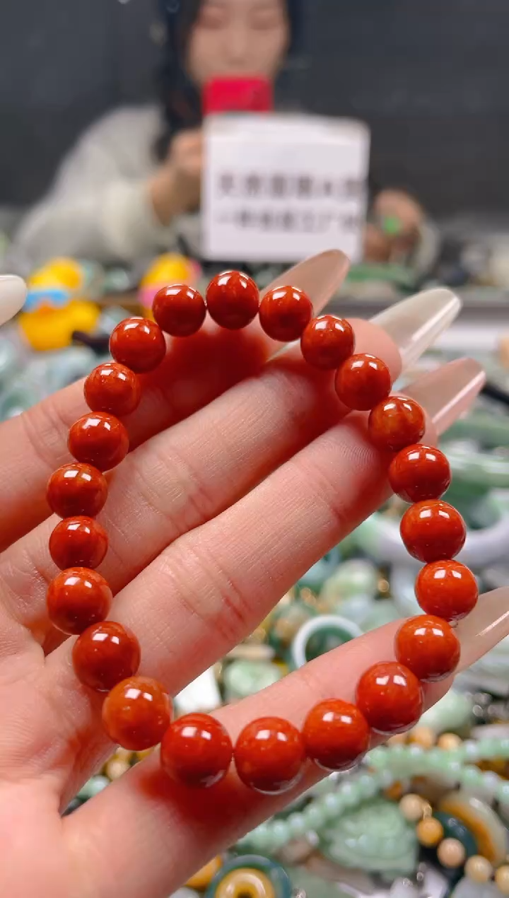 【闪购商品】翡翠颈饰未镶嵌8-9MM/G/翡翠A货一图一物