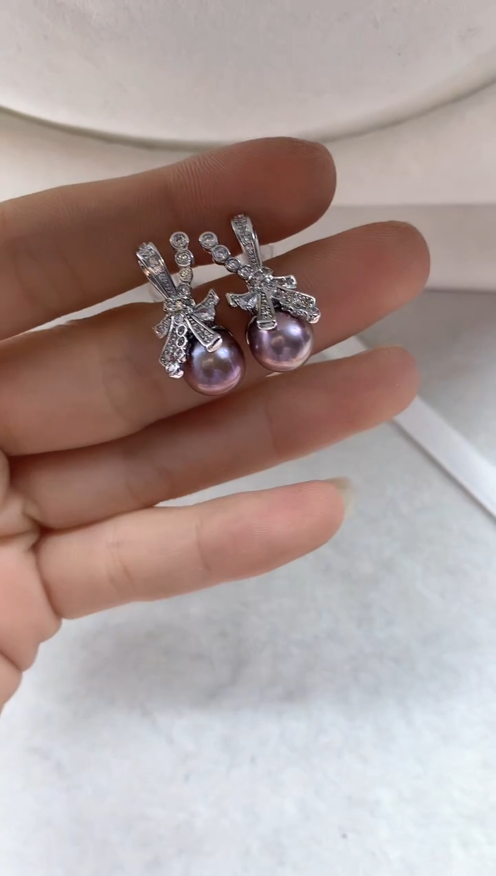 未镶嵌耳饰淡水珍珠多样性发其一