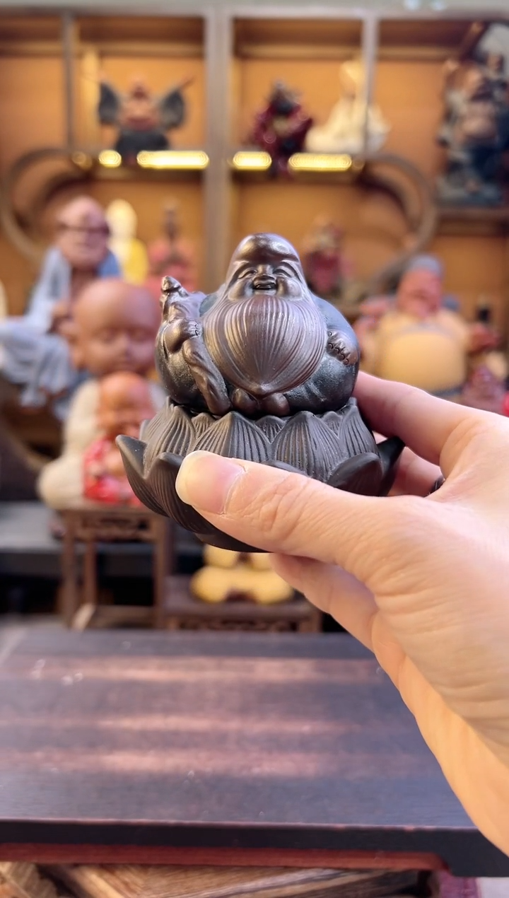 紫砂茶宠器闵紫砂茶宠摆件