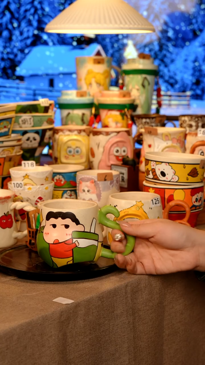 陶瓷021景德镇原创手作高温手工手绘陶瓷