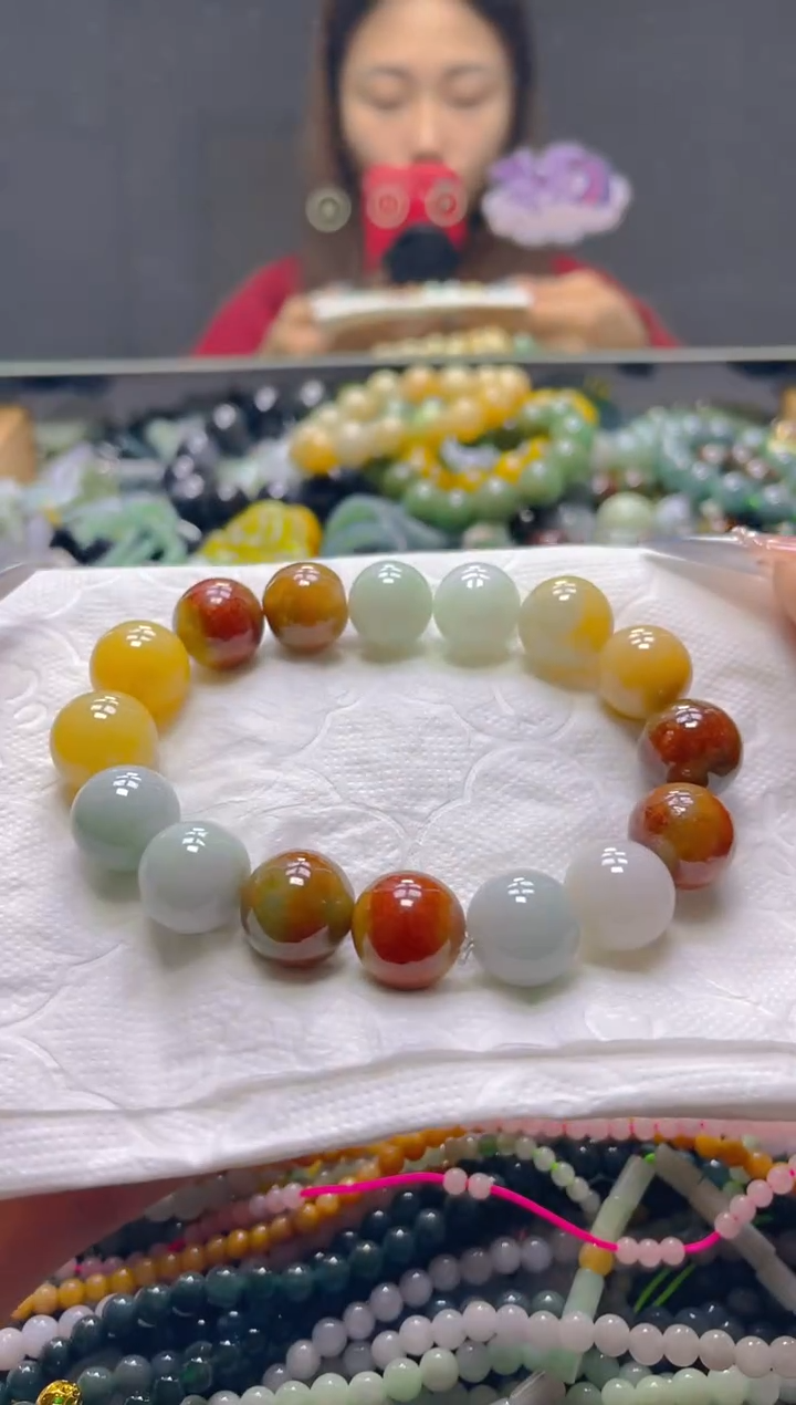 颈饰未镶嵌翡翠13MM