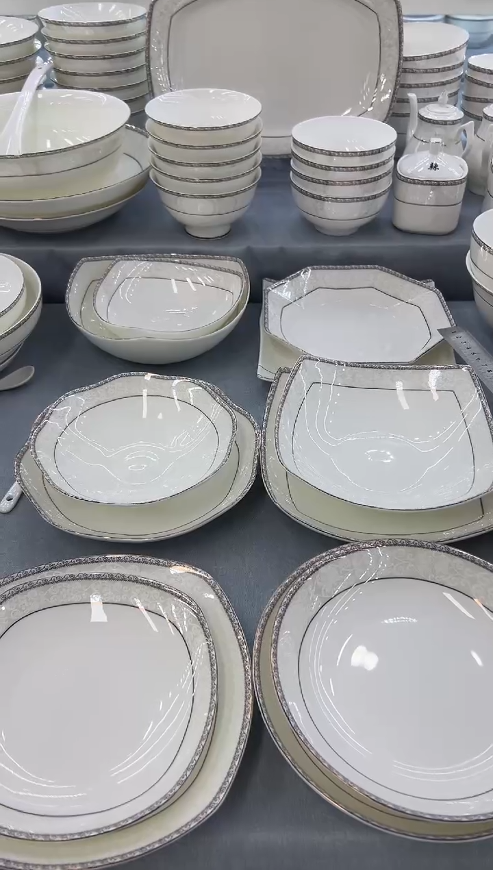 骨瓷玲珑6奥10个 