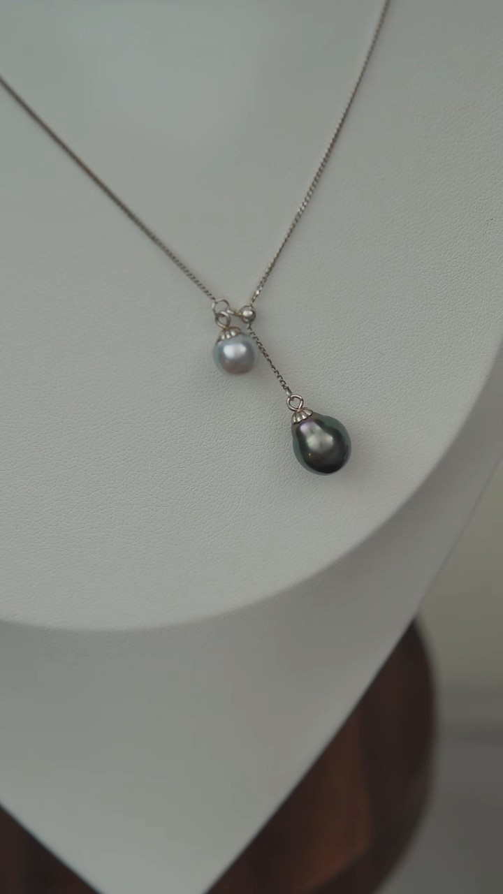 【闪购商品】海水珍珠吊坠(赠链)银S925镶嵌7.0-9.0mm