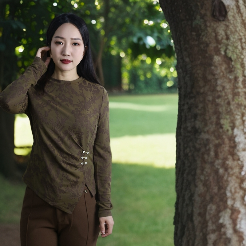 女装春季新款正品长袖百搭女装针织衫B5219