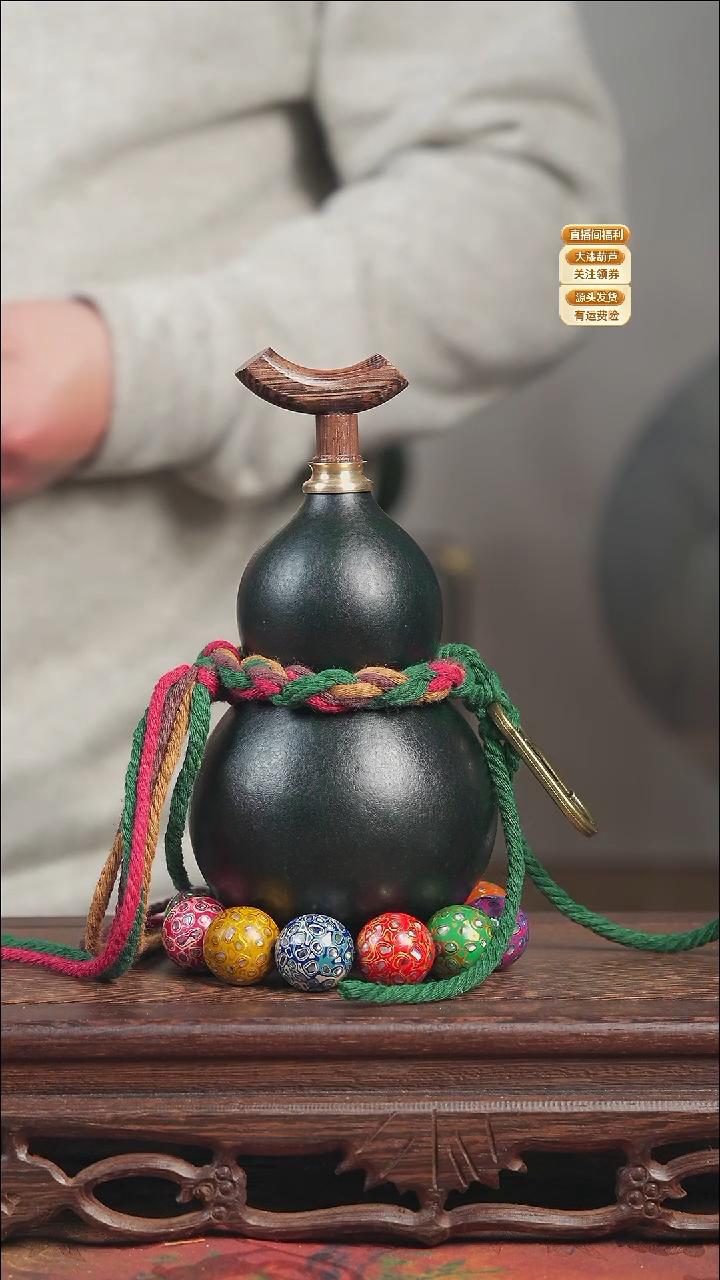 初****️WT055大漆酒葫芦不包手串【宠粉款2】