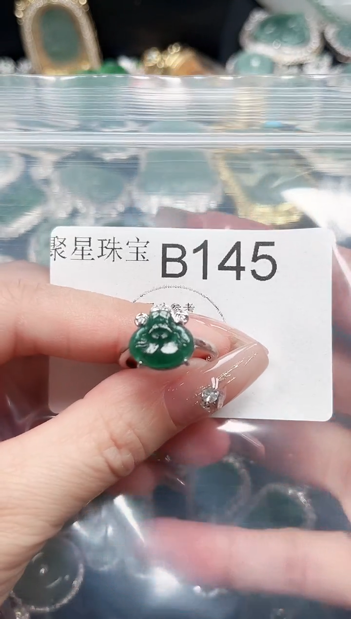 【闪购商品】翡翠颈饰未镶嵌赠皮绳145