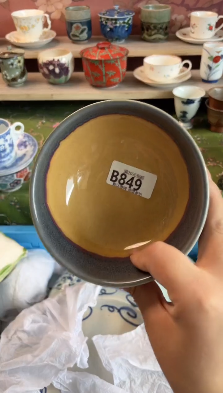 瓷片豆瓷器瓷器B849