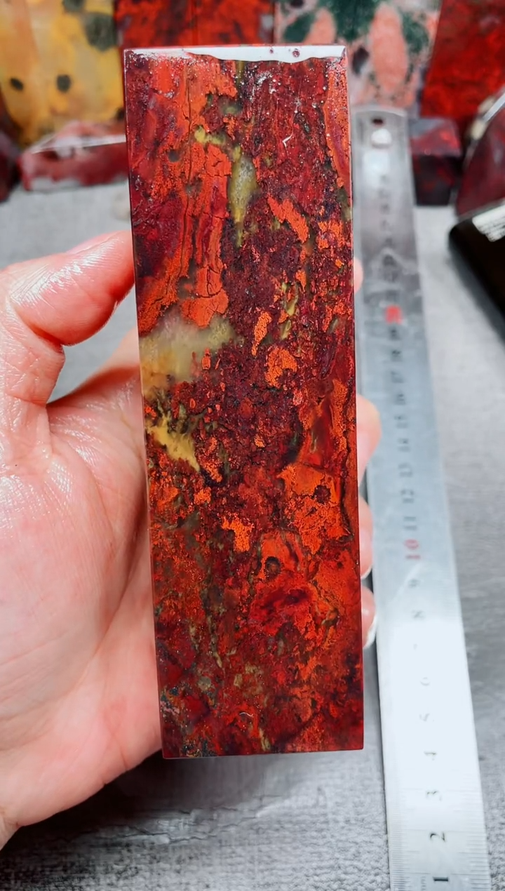 桂林鸡血玉素章--32