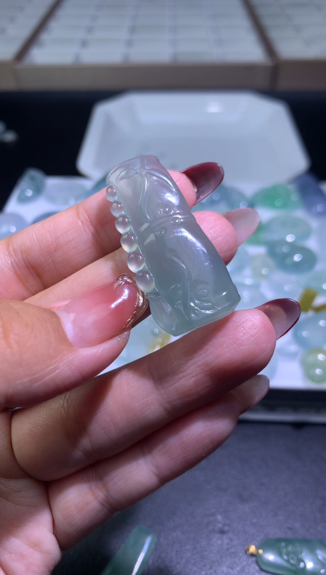 【闪购商品】定制翡翠未镶嵌毛货