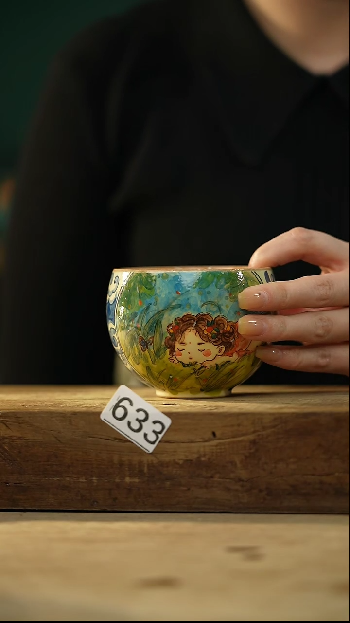 【闪购商品】瓷片设计师手作款 设计师系列 迷糊