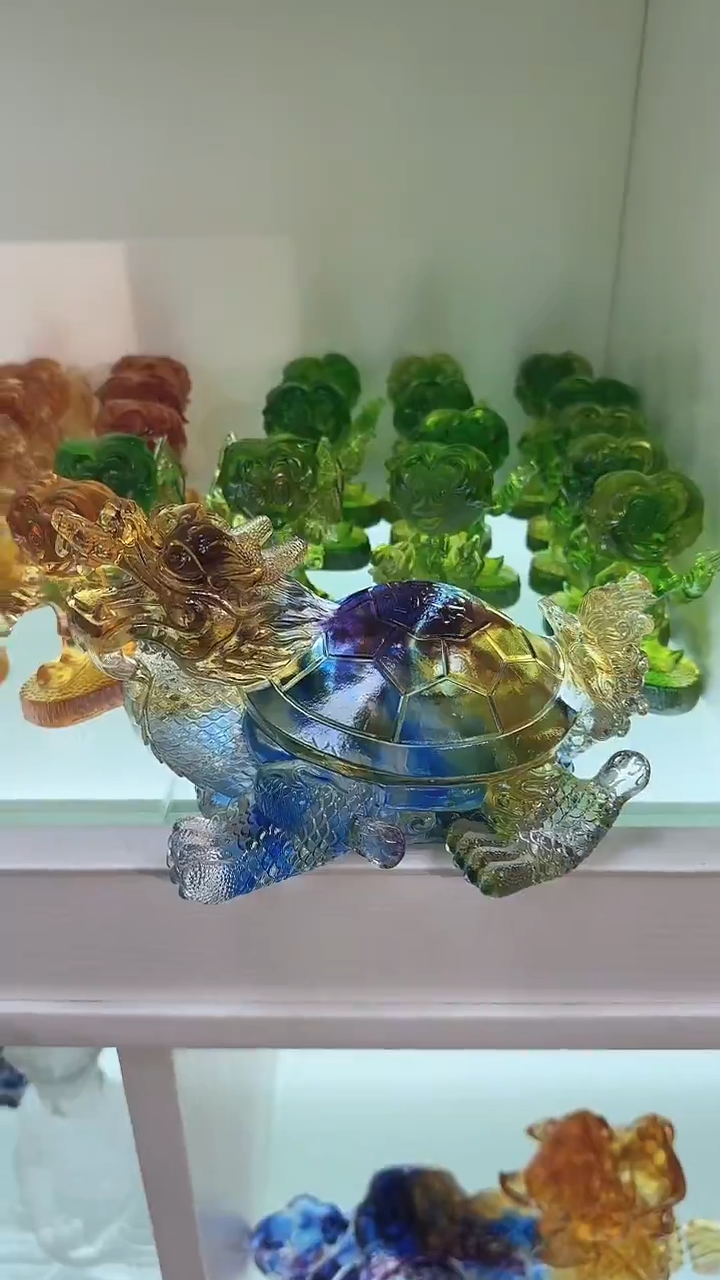 手工艺品琉璃龙龟