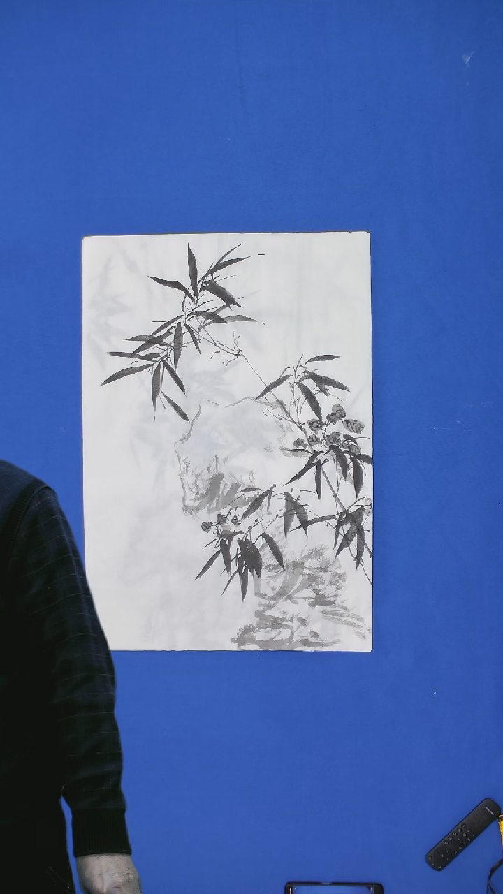 【闪购商品】国画刘啸老师国画竹子四尺三裁