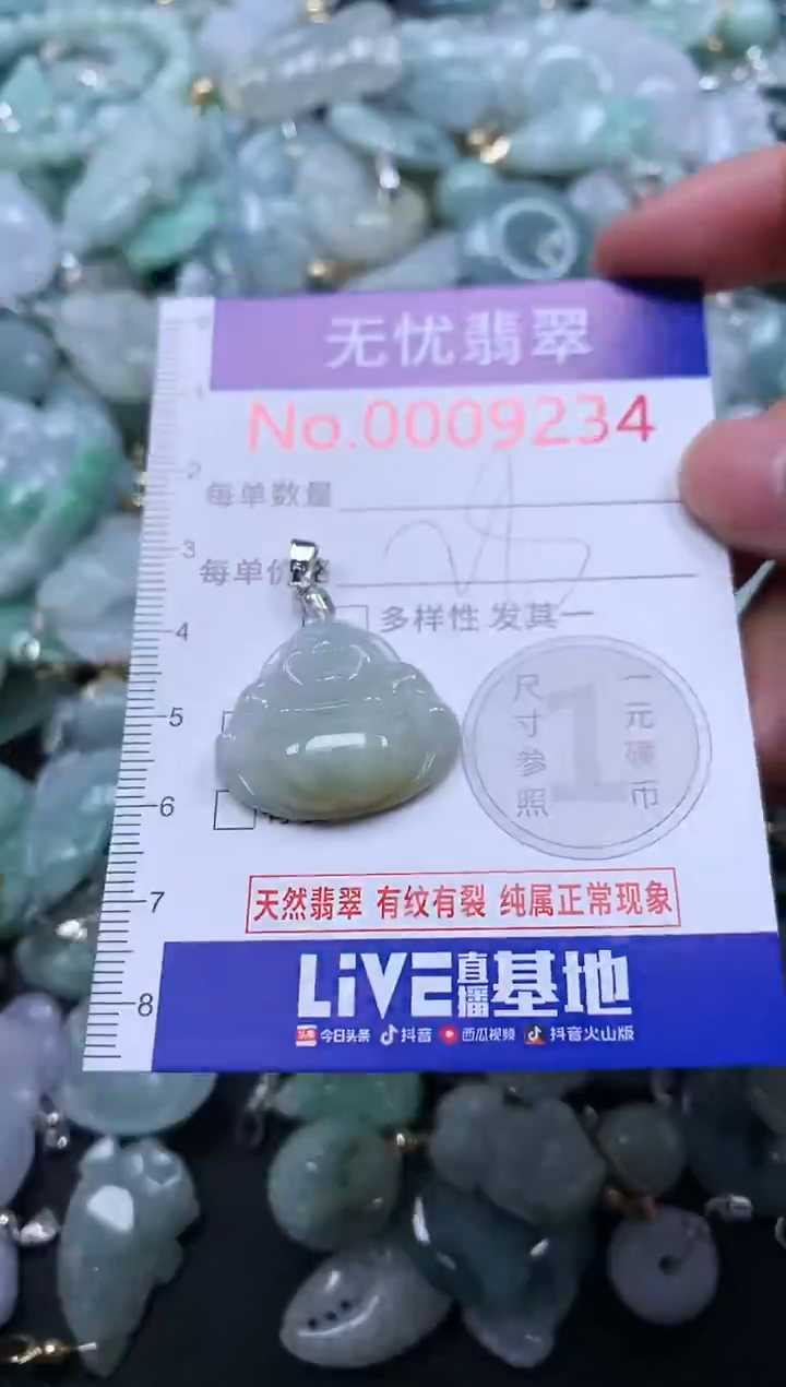 颈饰未镶嵌翡翠9234