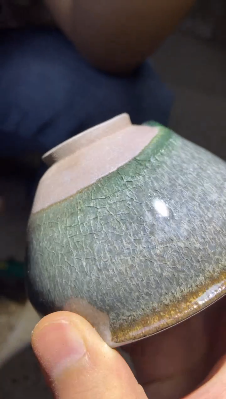茶盏建窑建盏 玉豪束口