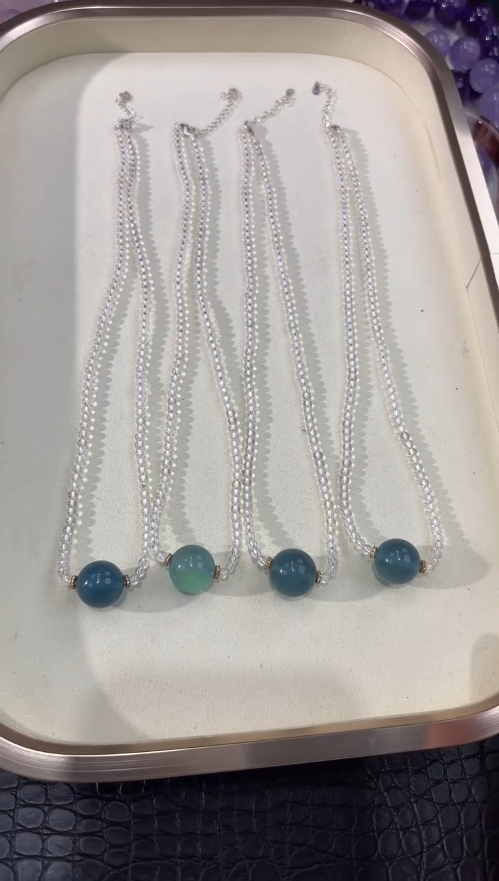 【闪购商品】水晶项链未镶嵌项链