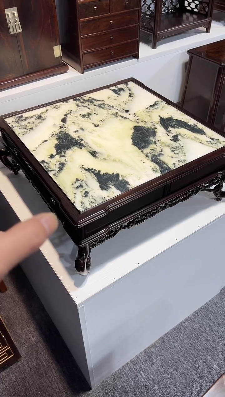 红酸枝木类成套家具炕几