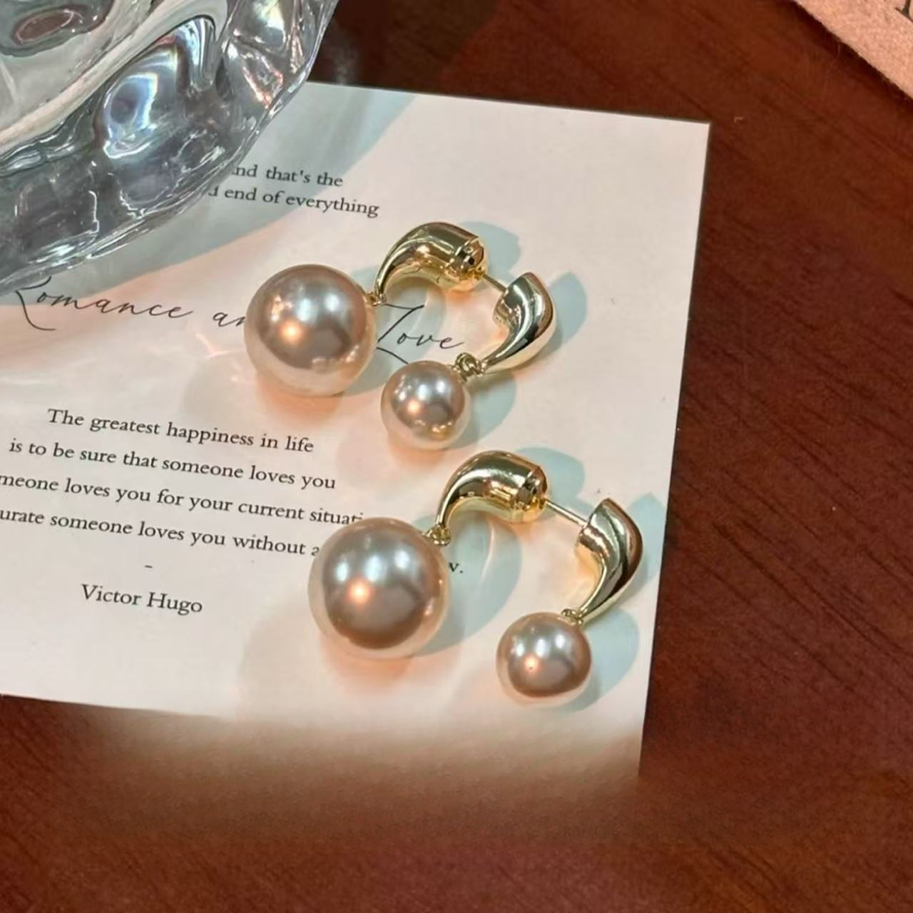 铜合金耳饰 欧美风其它海洋生物耳环耳饰两戴时尚简约N3865