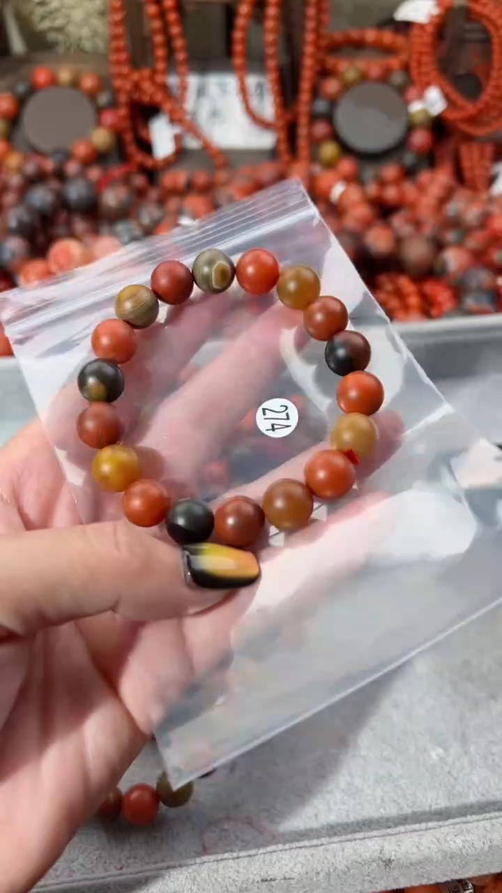 【闪购商品】南红玛瑙未镶嵌手串11