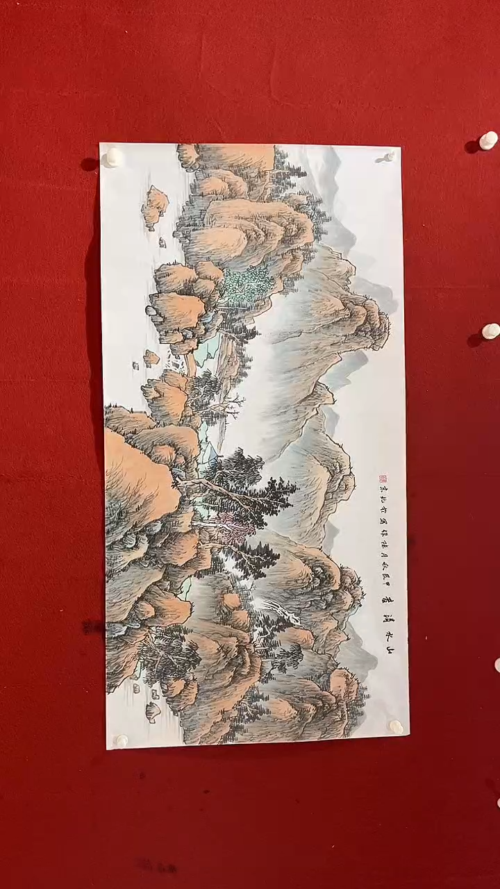 国画伴手礼-8平尺-手绘-纸本-国画