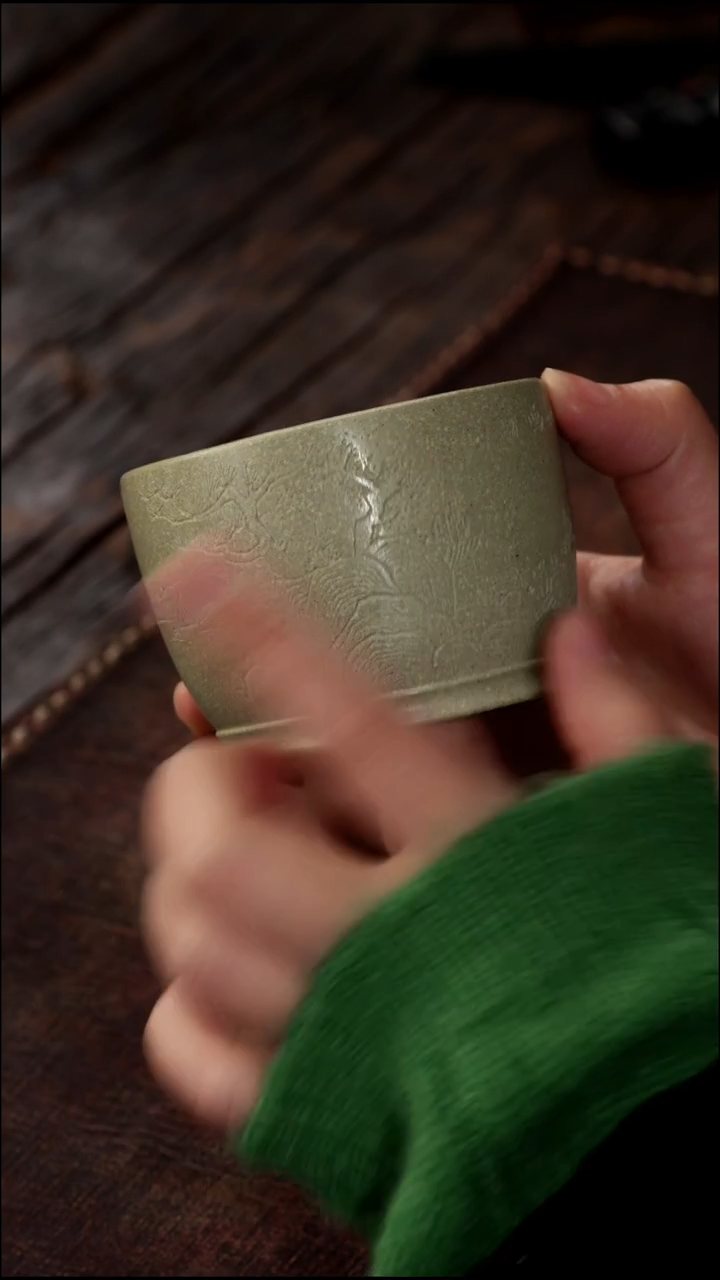 茶杯紫砂非遗茶器-山水