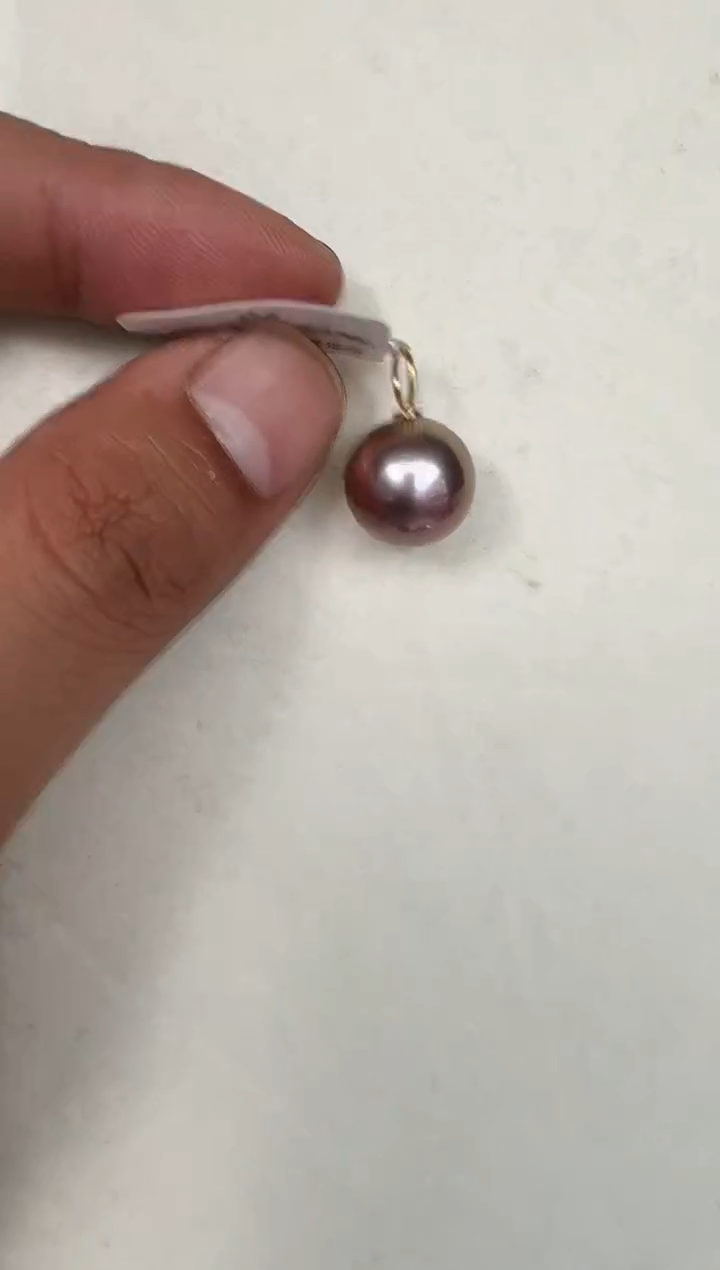 颈饰银S925镶嵌淡水珍珠吊坠