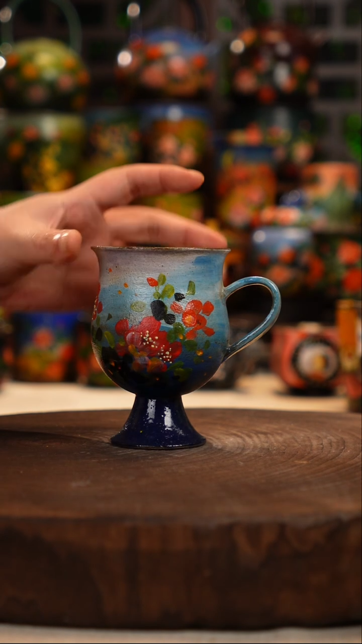 油画   釉下彩   杯子