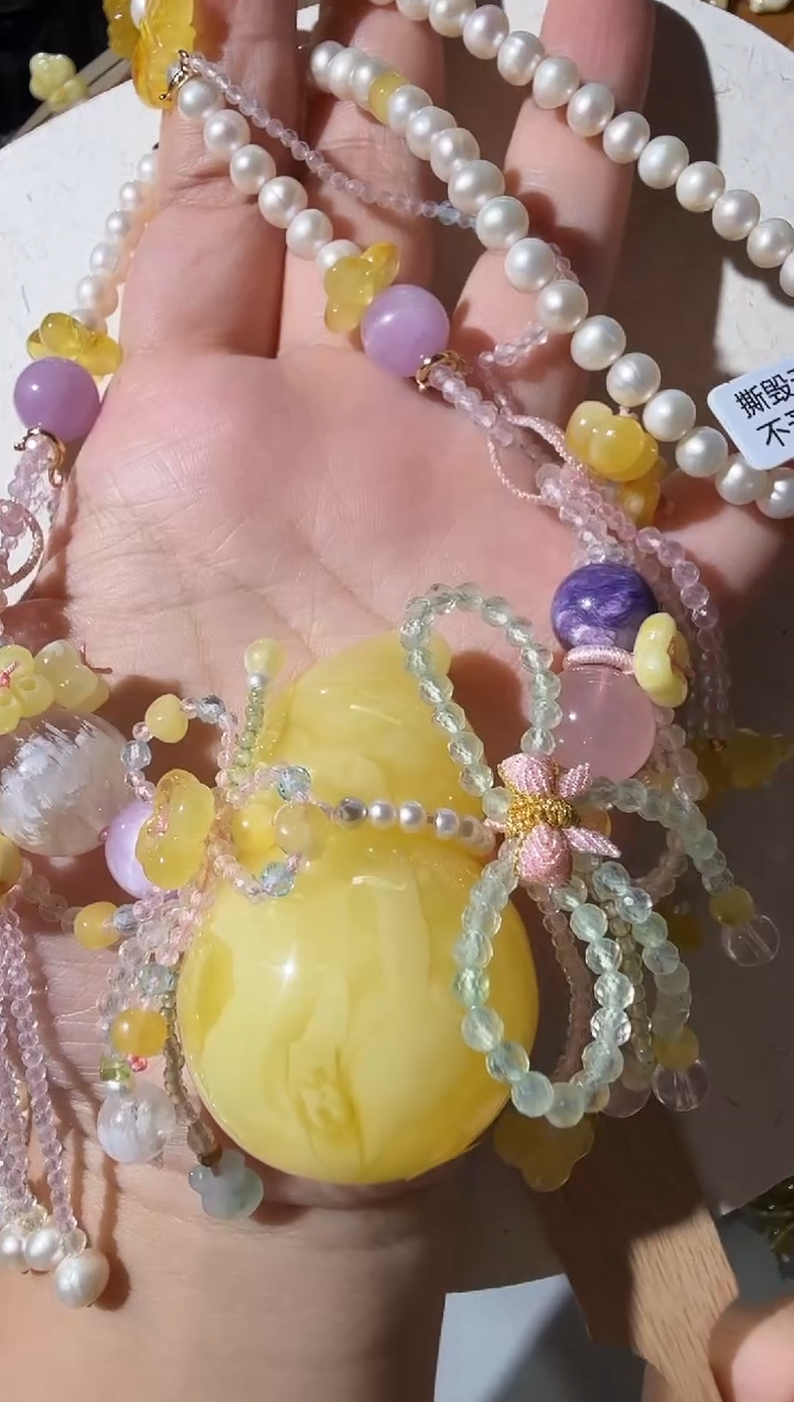 未镶嵌项链蜜蜡蜜蜡葫芦项链