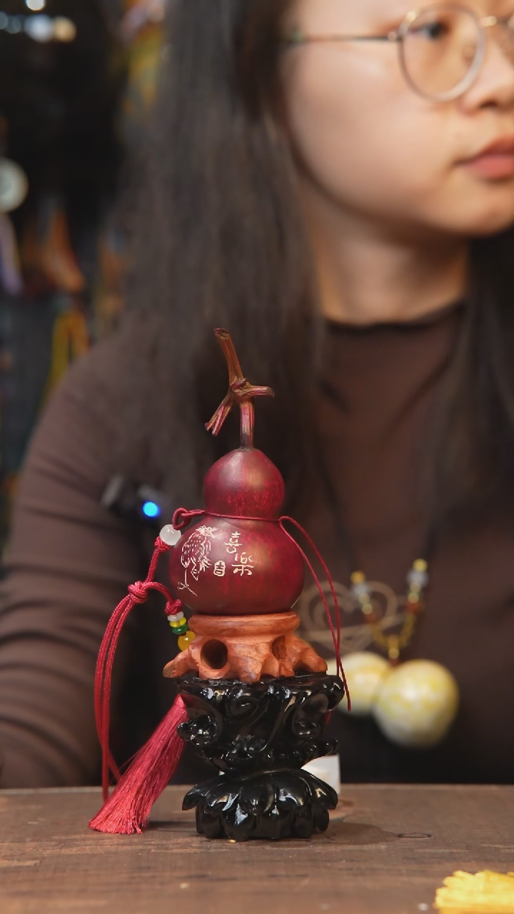 【闪购商品】87号-大漆小葫芦挂件