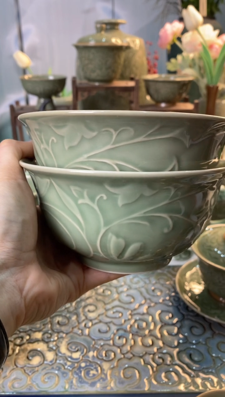 【闪购商品】b000022玉兰碗5.5英寸微瑕 2只