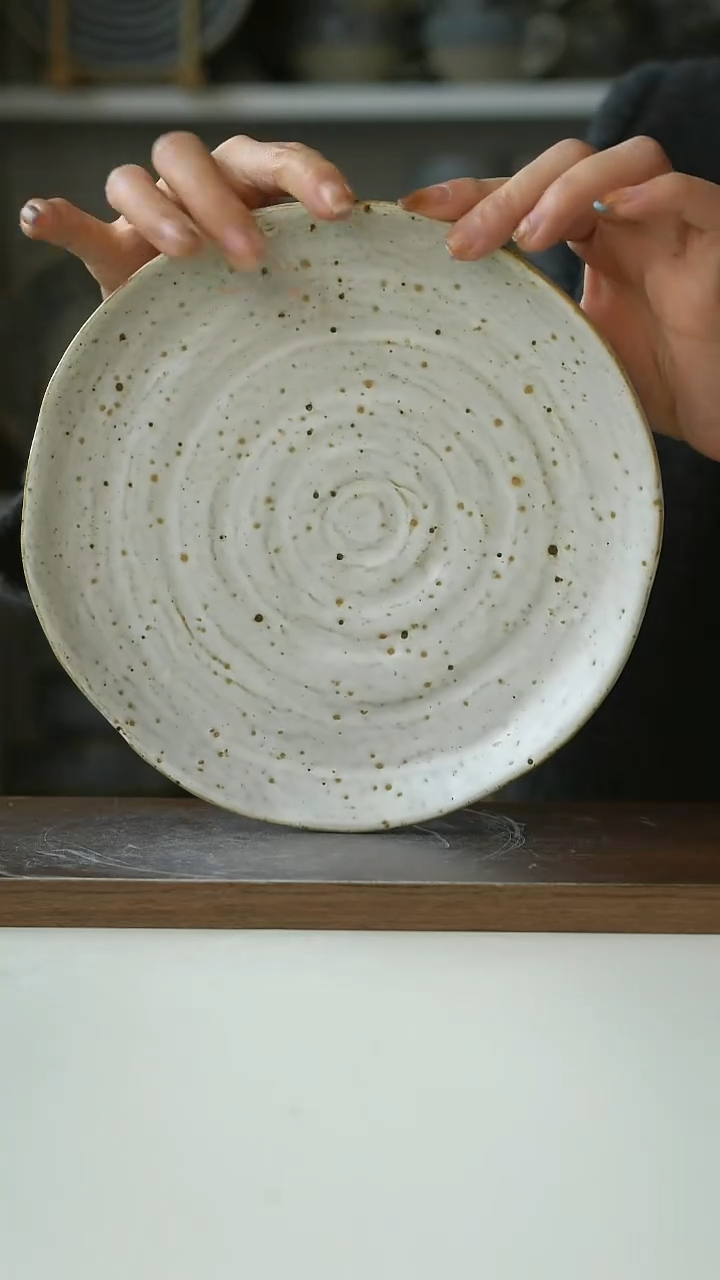 陶手作凝酪早餐盘20.5cm@4-2@