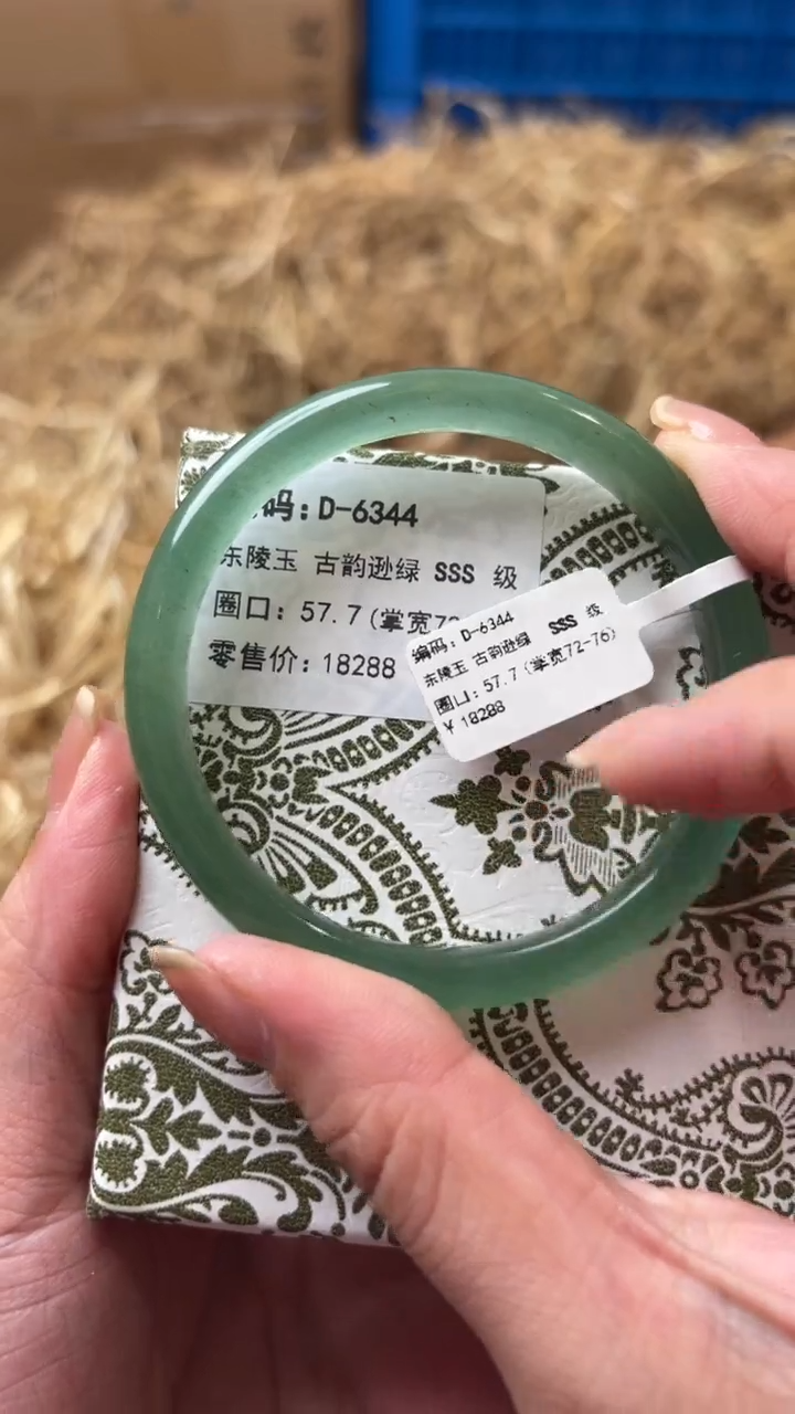 未镶嵌手镯石英质玉D-6344