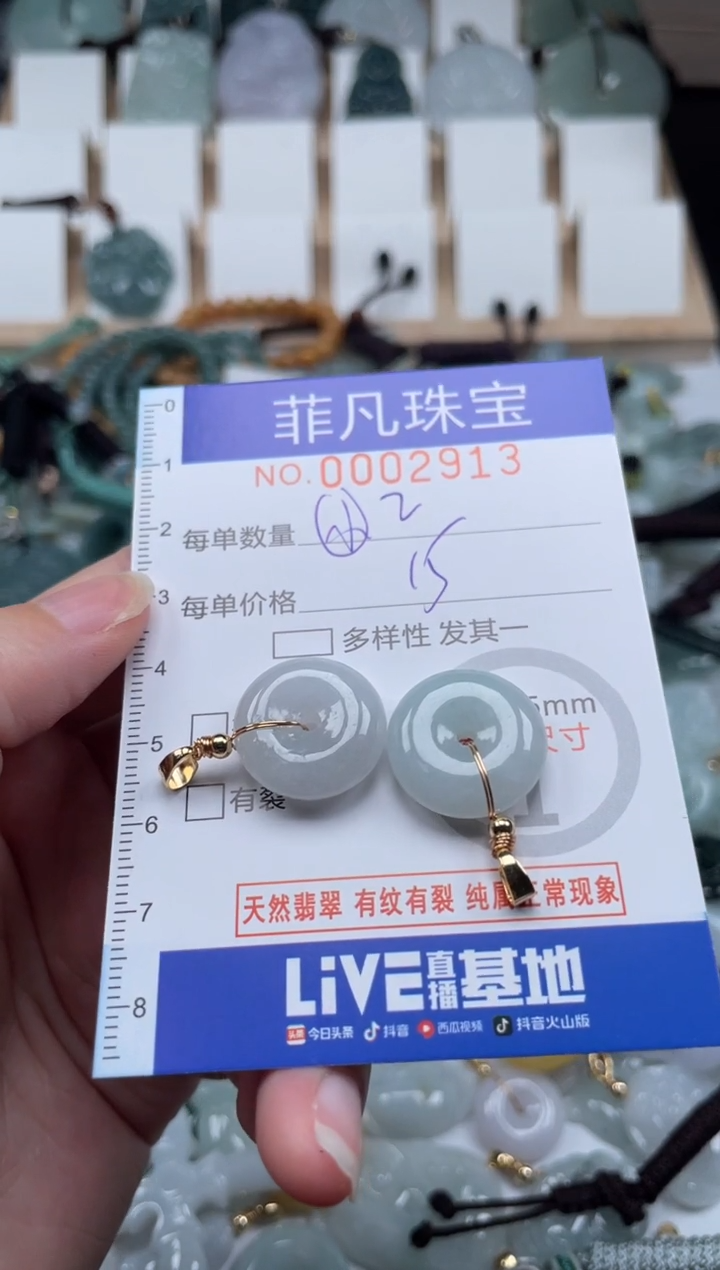 翡翠未镶嵌颈饰00..2913