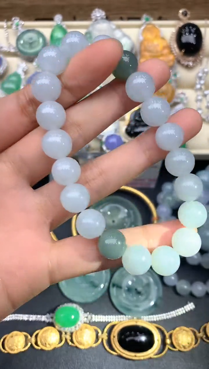 【闪购商品】翡翠手串未镶嵌27-中国好珍宝