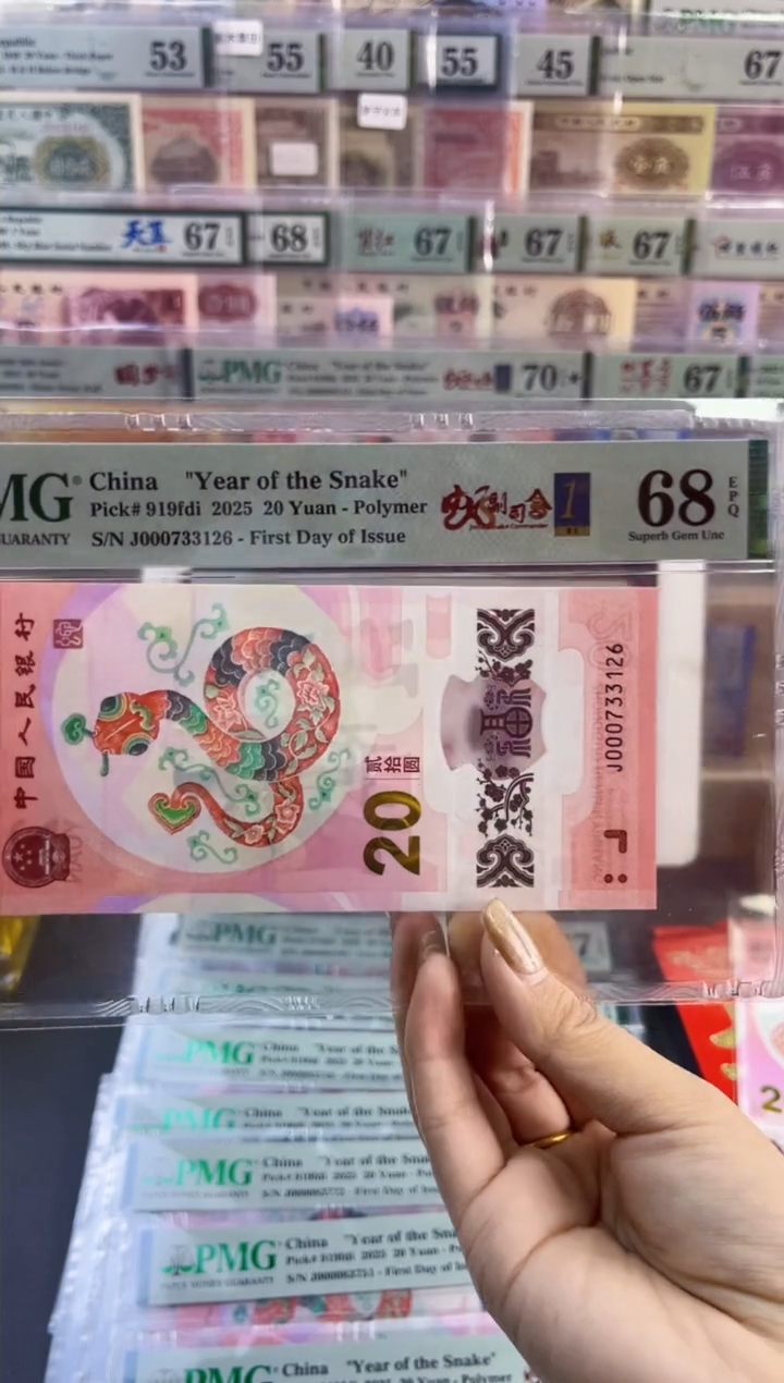 【闪购商品】塑料蛇副司令首日标 PMG68分尾126