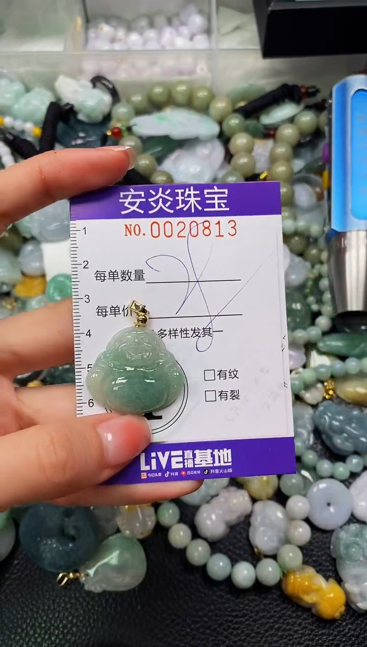 颈饰未镶嵌翡翠闪购0020813