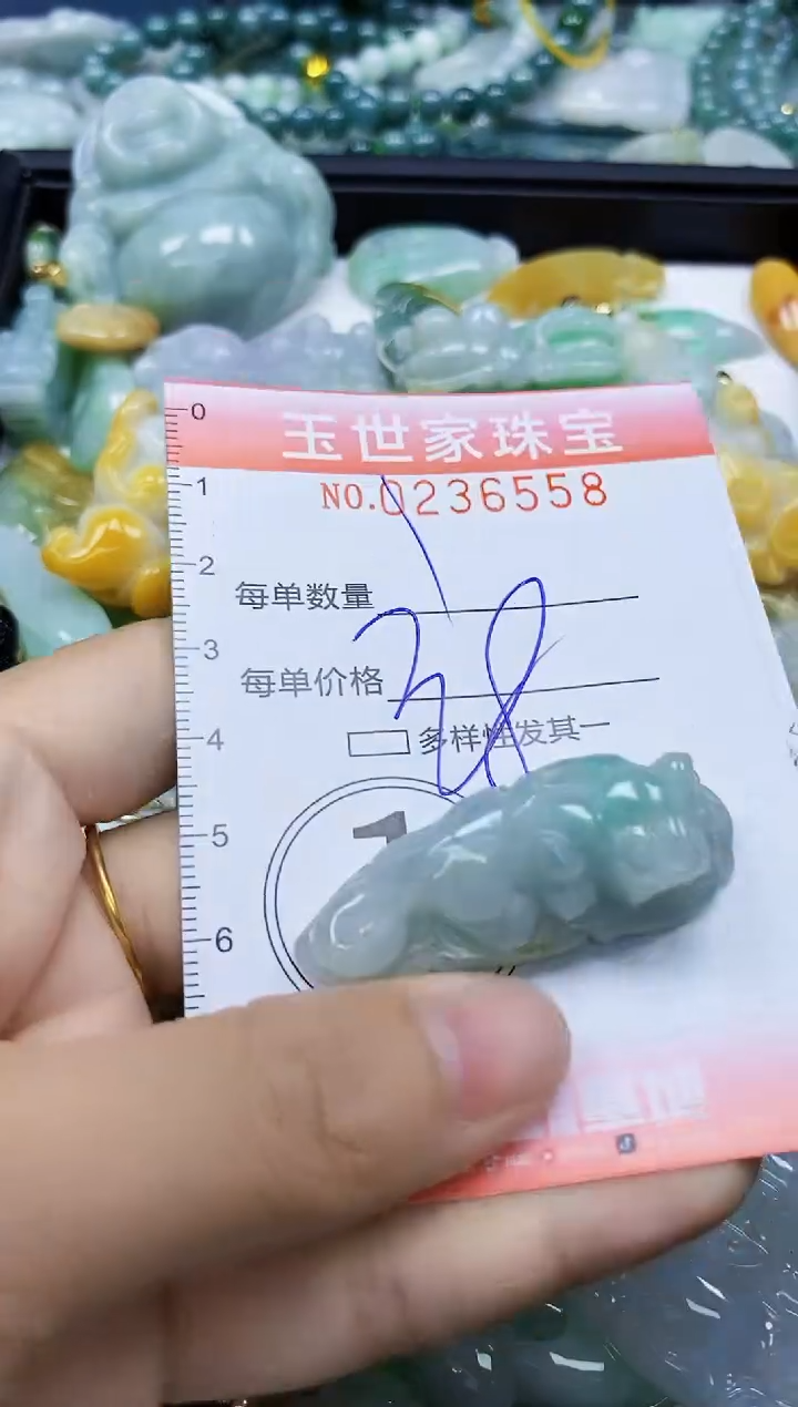 翡翠未镶嵌颈饰闪购0236558