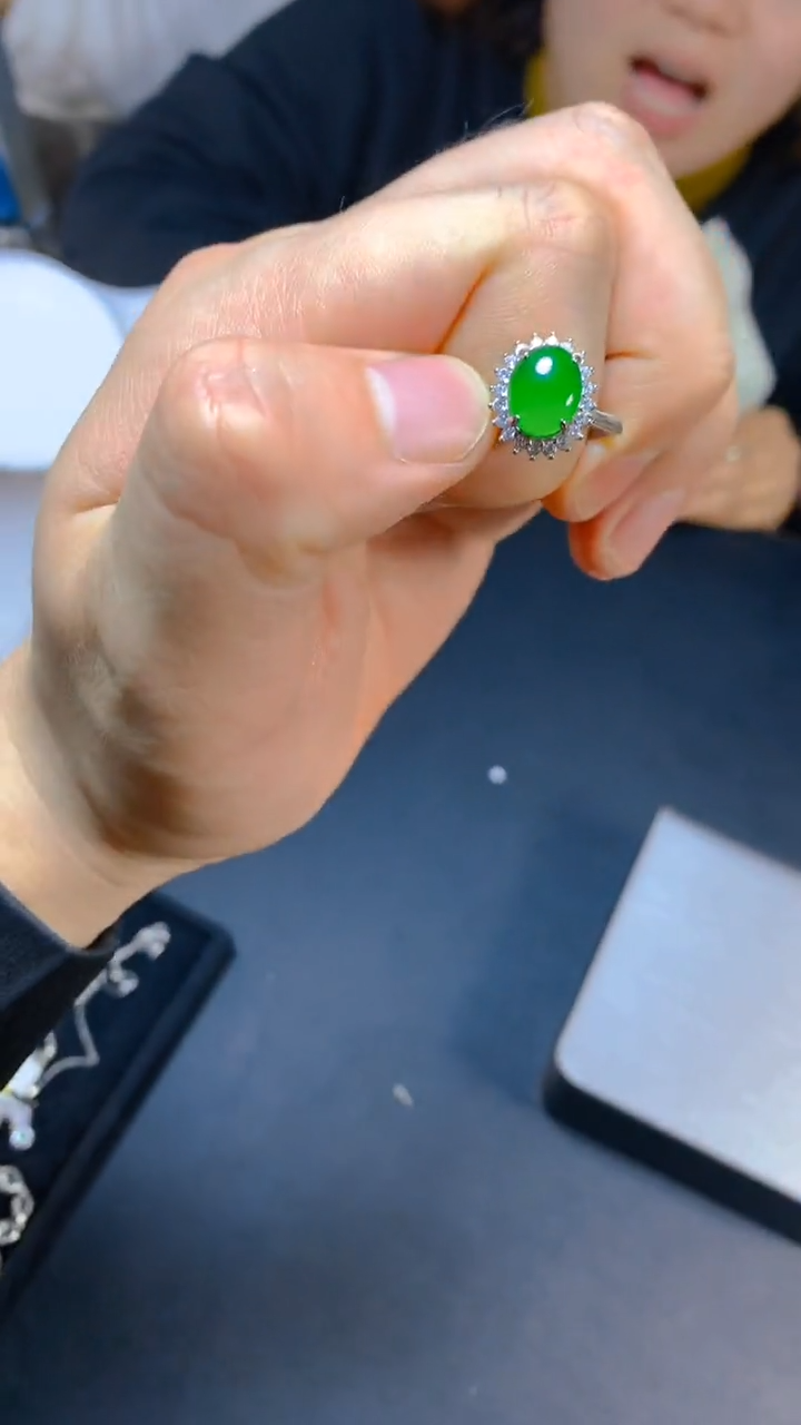 【闪购商品】翡翠戒指未镶嵌1034954968多样性发一