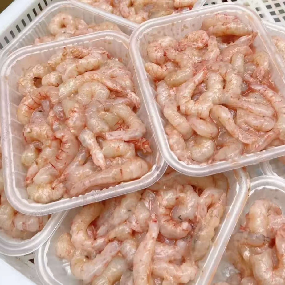 广东新鲜现剥海虾仁【半斤一盒，4盒到手净重2斤】