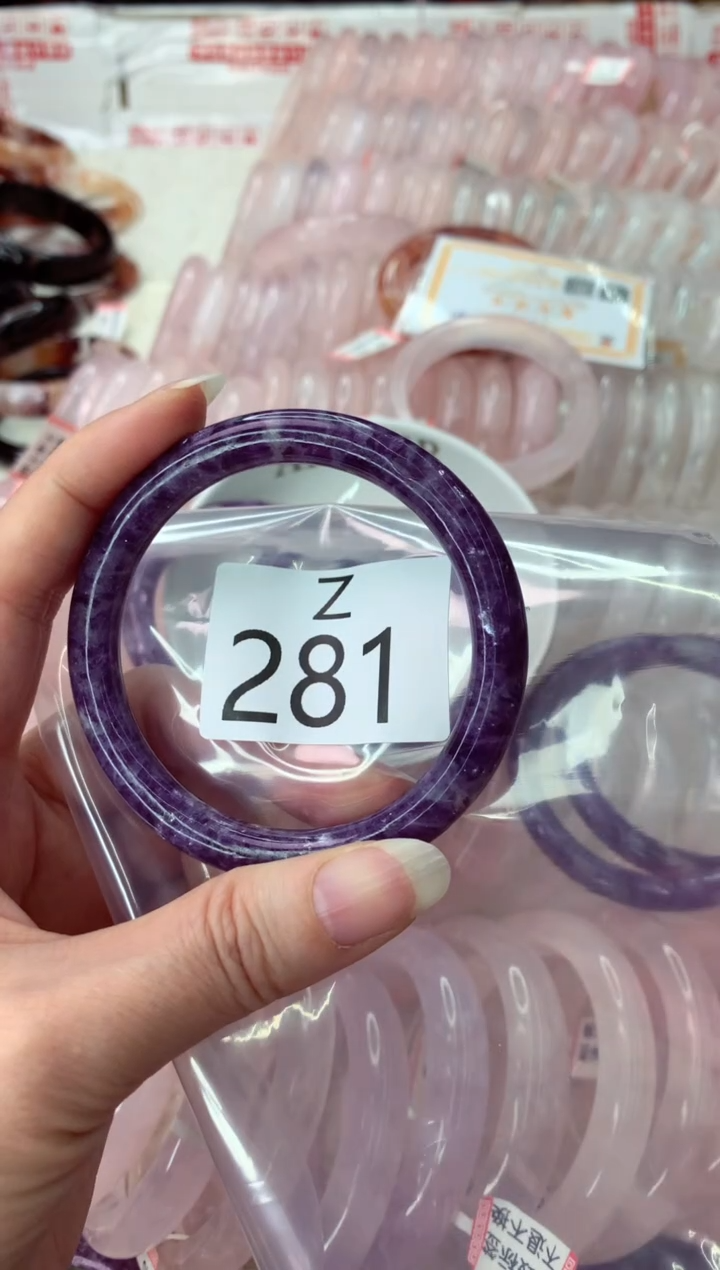 未镶嵌手镯水晶Z281-55