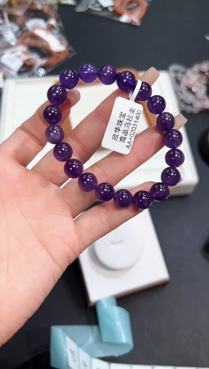 【闪购商品】水晶手串未镶嵌8c多样性发其一/1条默认微瑕