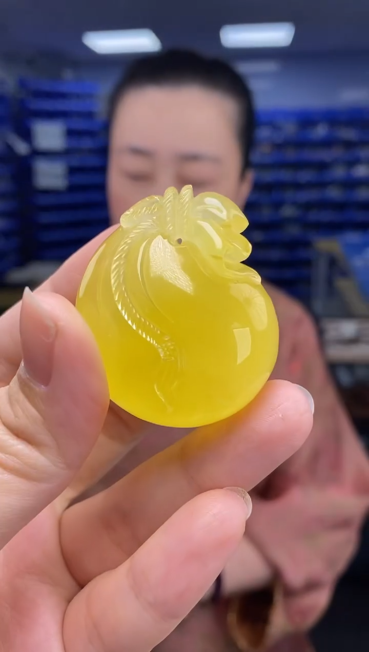 琥珀吊坠(不含链)未镶嵌G14236