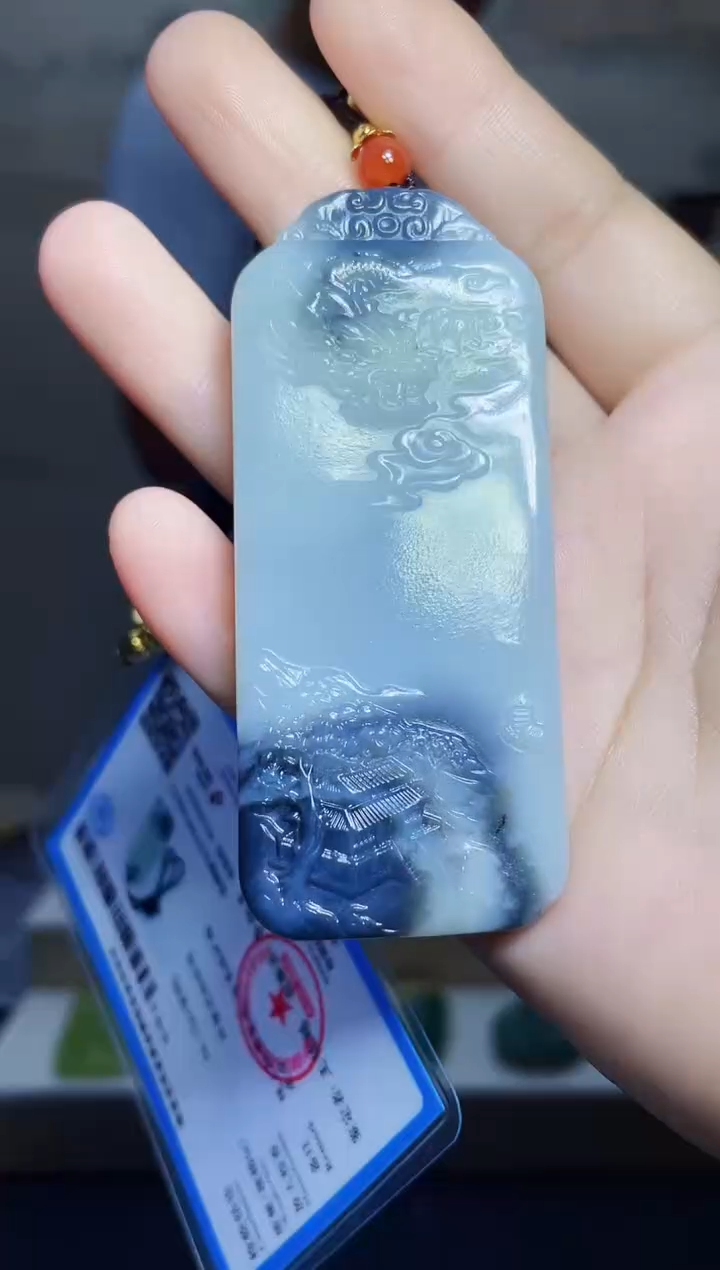 和田玉未镶嵌颈饰1