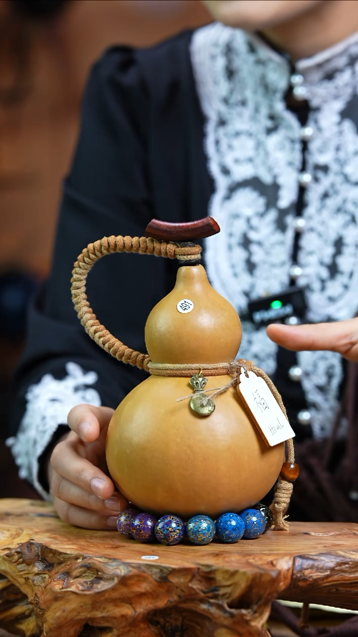 【闪购商品】491—光岳葫天然大漆酒葫芦不含漆珠