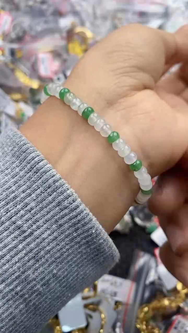 银S925镶嵌戒指翡翠3333----7