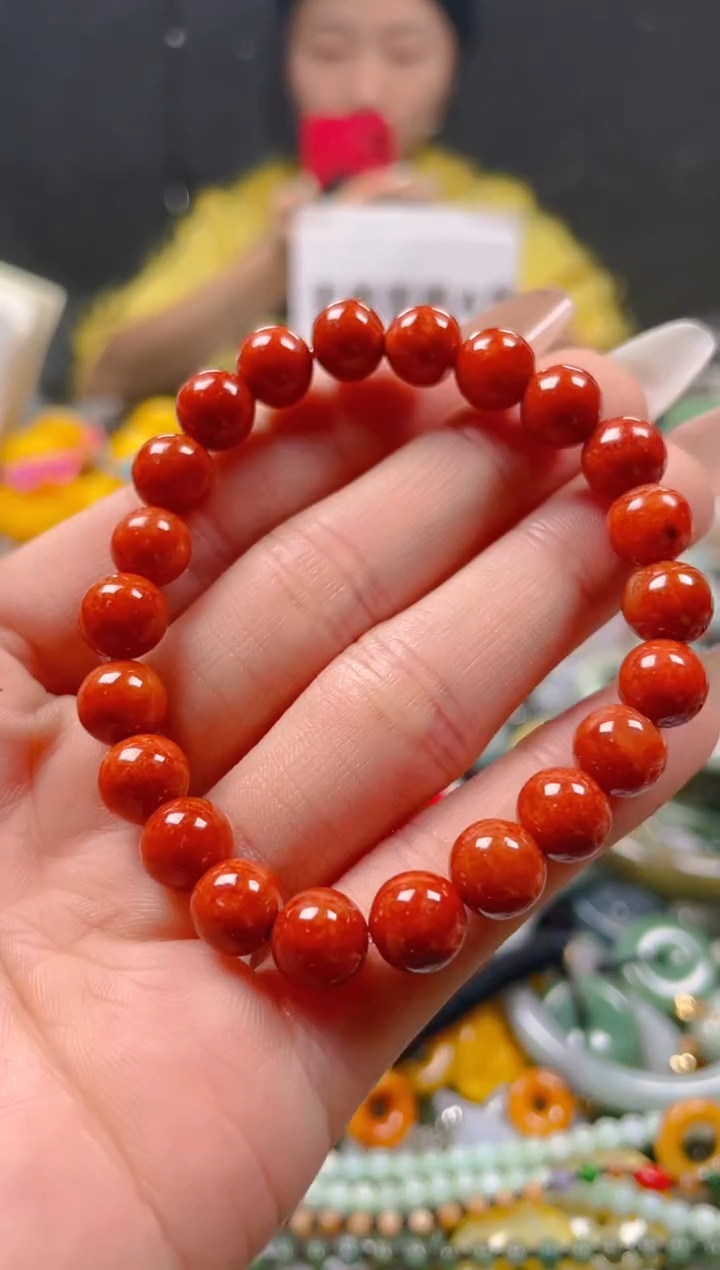 【闪购商品】翡翠颈饰未镶嵌8-9MM/Z/翡翠A货一图一物