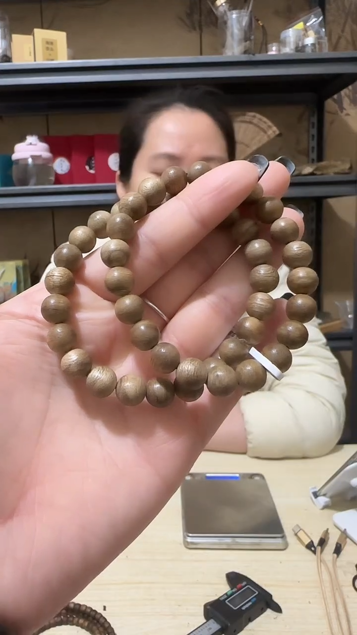 【闪购商品】沉香手串1号富国岛圆珠手串多样性一条卡8